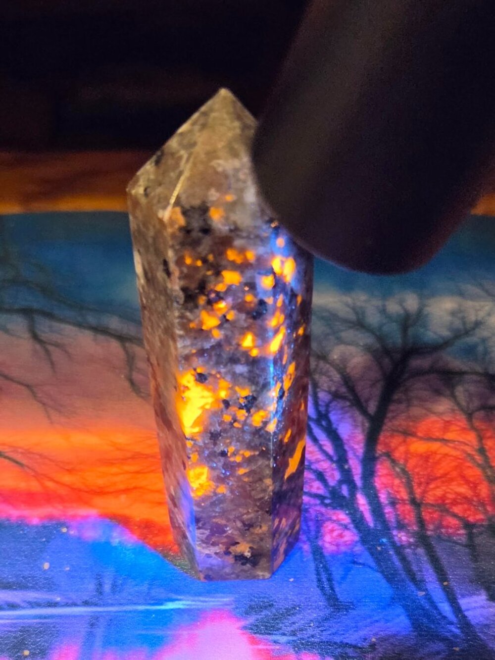 Yooperlite Tower Obelisk Point Crystal~NWOT!! LQQK!
